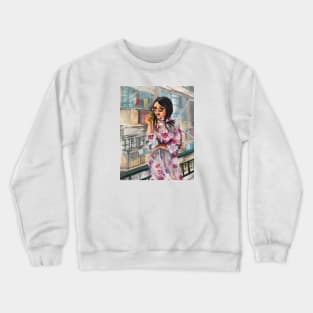 Beirut balconies Crewneck Sweatshirt